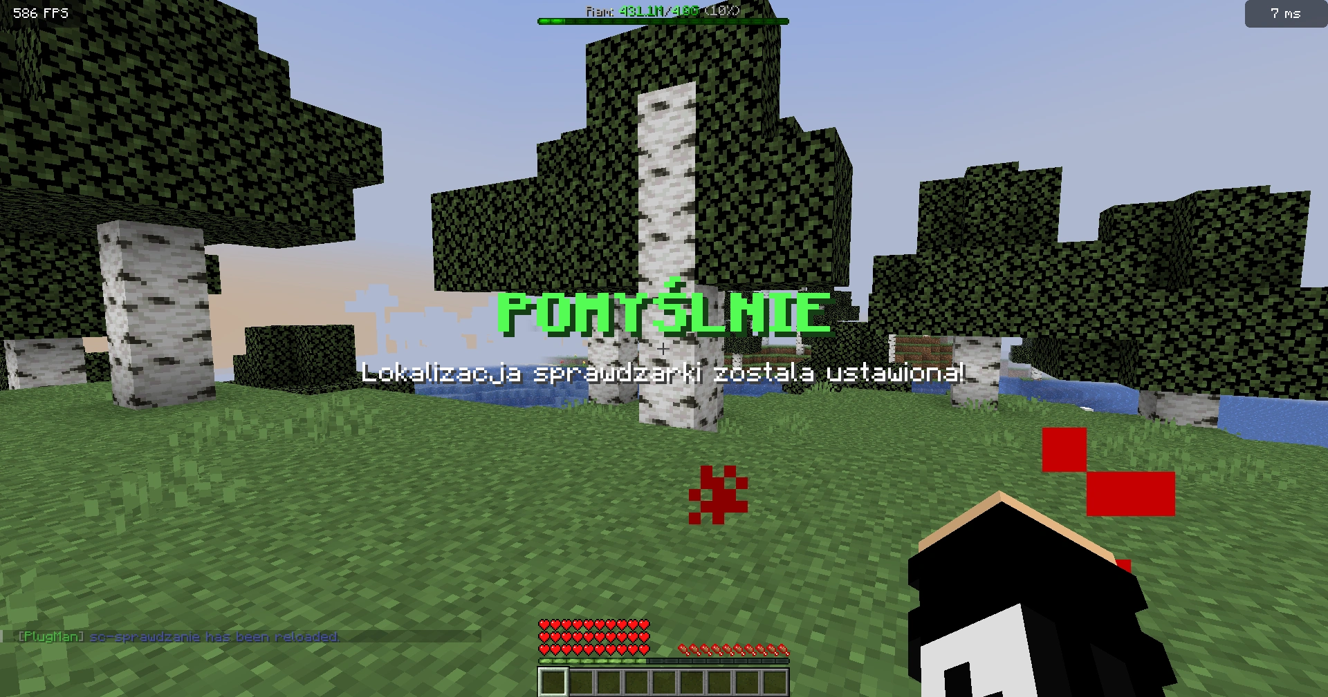 Minecraft plugin na sprawdzanie graczy w gui - codepack